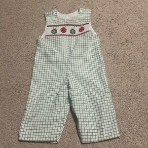 Lulu Bebe Christmas Ornament Smocked Longall